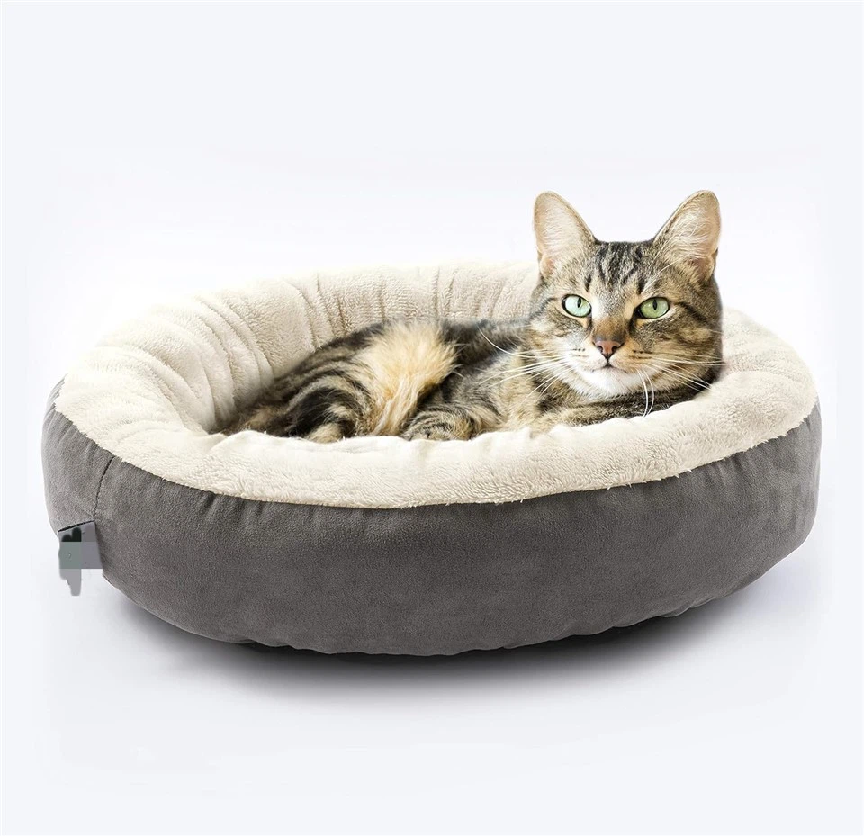 Cat And Dog Cushion Bed,Round Donut Pet Bed For Cats Or Small Dogs Cat And Dog Cushion Bed,Round Donut Pet Bed For Cats Or Small Dogs